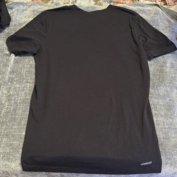 Adidas Men's Black T-Shirt for spring,summer, athletic or casual - Picture 4 of 6